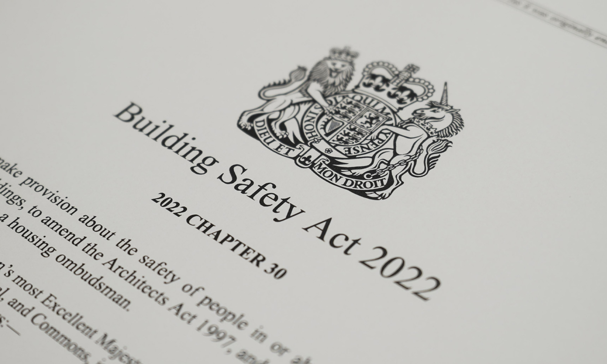 Building safety act 2