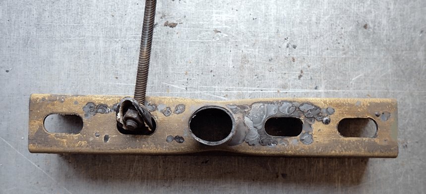 A channel slot with an anchor connection